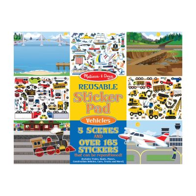 Melissa and Doug - Naklejki wielokrotne Pojazdy