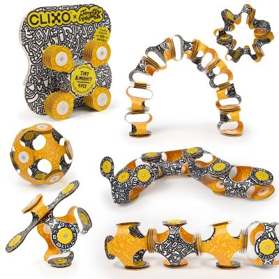 Komplet klocków magnetycznych, motyw artystyczny Tiny&Mighty