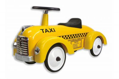 Wyścigówka Taxi metalowy jeździk-Uszkodzony karton