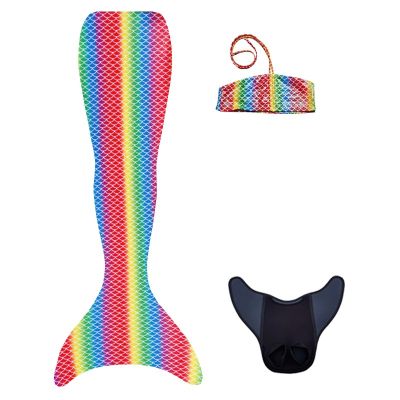 Syreni ogon - monopłetwa do pływania + bikini Hawai 
