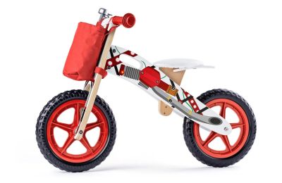 Rowerek biegowy czerwony - solidna konstrukcja WoodyLand