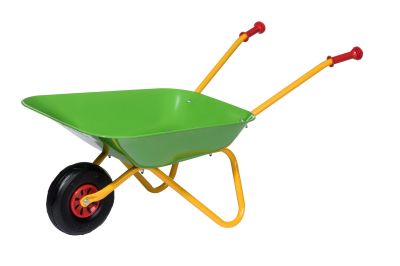 rollytoys solidna metalowa taczka- zielona