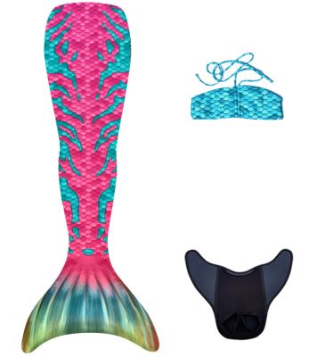 Syreni ogon - monopłetwa do pływania Zanzibar + bikini