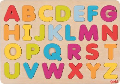 Goki Puzzle kolorowy alfabet na nauki liter