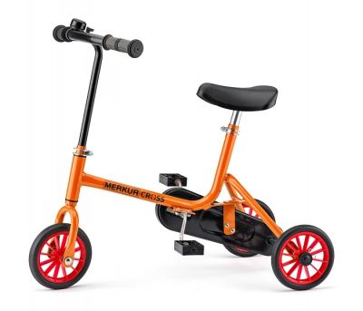 Rowerek trójkołowy metalowy z łańcuchem - Trike Paja pomarańczowy