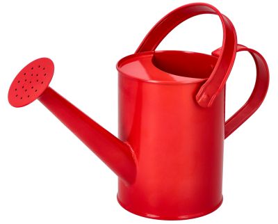 Metalowa czerwona konewka 1 szt - praktyczna zabawka dla dziecka
