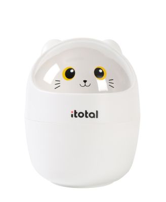 Mini kosz na biurko Biały kot