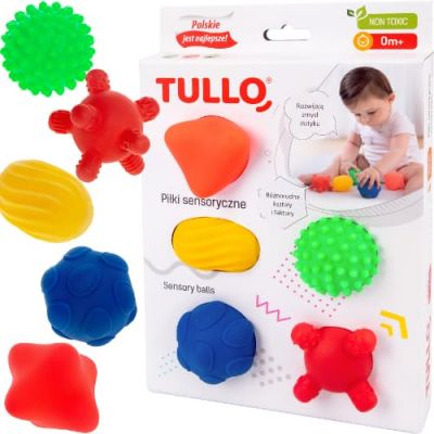 Piłki sensoryczne 5 sztuk - Tullo