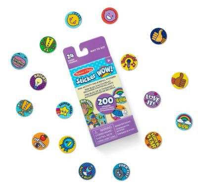 Naklejki uzupełniające Sticker WOW! + mini notes