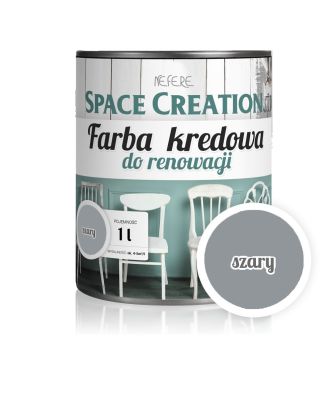 Farba kredowa do stylizacji mebli - szara 1 litr