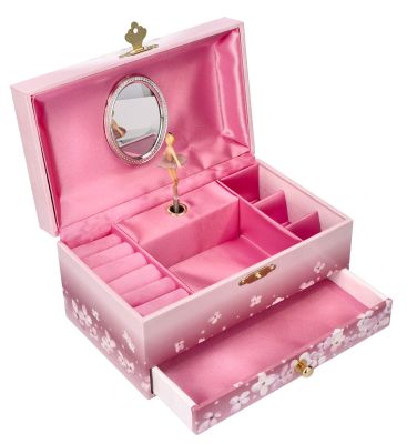 Goki pudełko z szufladkami kwiatowa balerina