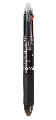 Długopis 4-kolorowy zmazywalny czarny kot 0.5mm
