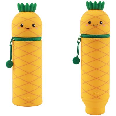 Silikonowy piórnik tuba Ananas