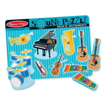 Puzzle dźwiękowe - Instrumenty muzyczne