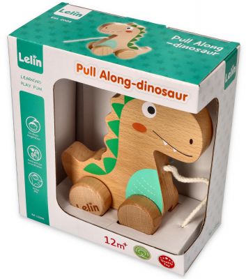 Dinozaur na sznurku do ciągnięcia 