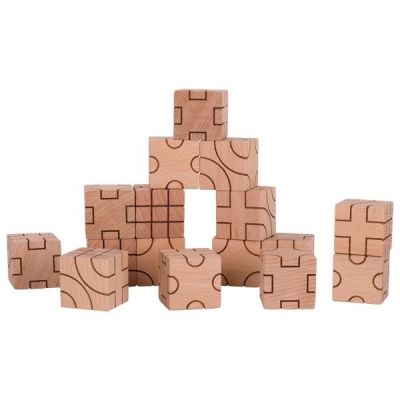 Klocki w geometryczne wzory