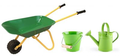 Zestaw metalowych narzędzi do ogrodu - Zielono Mi