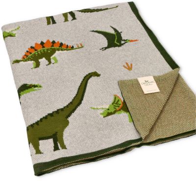 Nature Planet Koc z bawełny organicznej Dinozaury