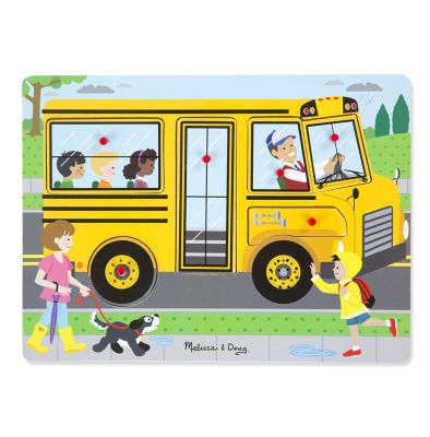 Puzzle dźwiękowe - Autobus szkolny