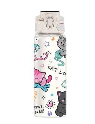 i-total Bidon na napoje z tritanu 750 ml Cat lovers