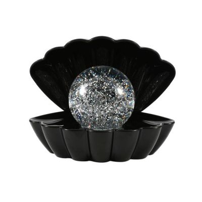 Lampka dekoracyjna Muszla z brokatową kulą