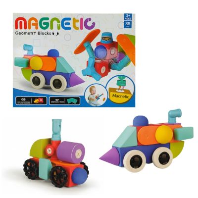 Magnetyczne klocki piankowe Tong LE, 35 el. 3+