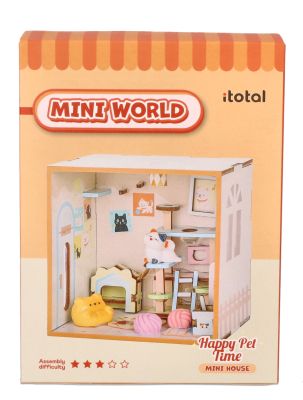 Pokój dla zwierzaków miniatura do samodzielnego składania