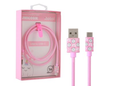 Kabel do ładowarki USB-C z Jednorożcem