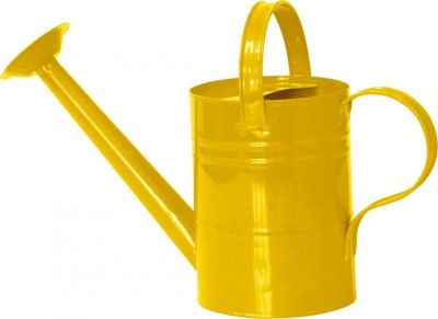 Zabawka grodowa - metalowa konewka żółta