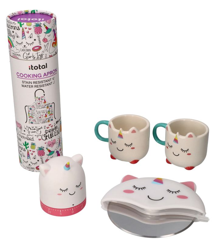 Mini kubki na espresso z jednorożcami