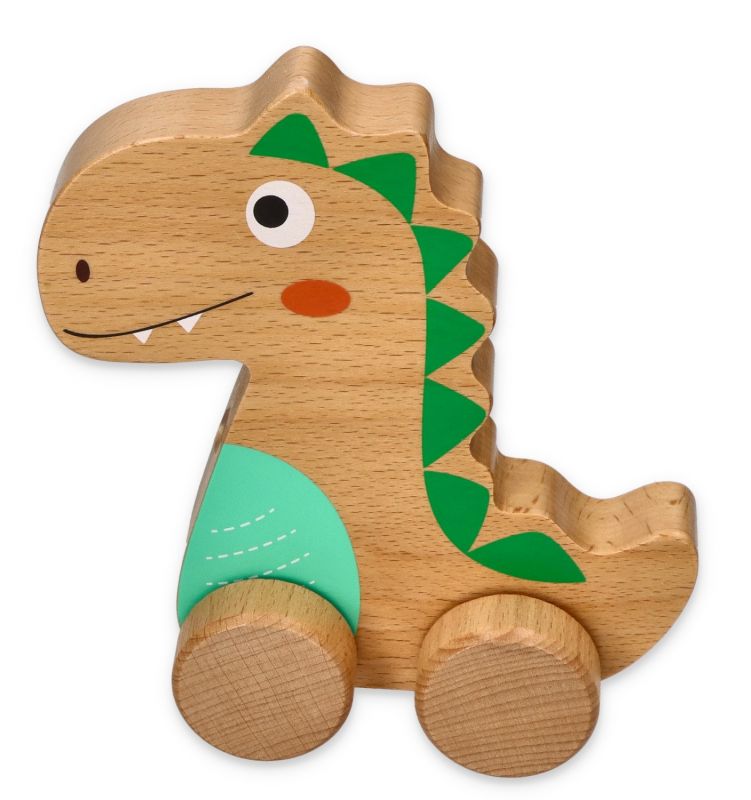 Dinozaur na sznurku do ciągnięcia 