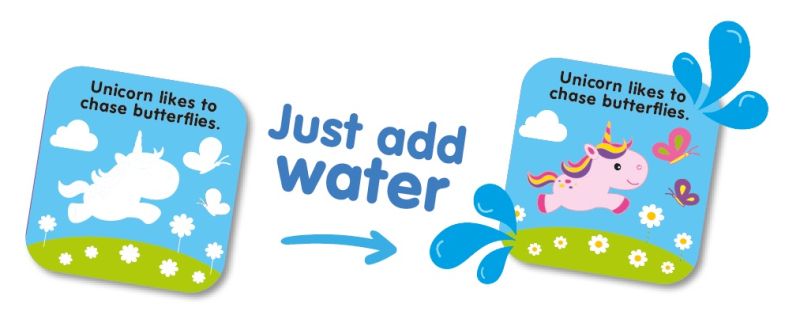 Magiczna kolorowa książeczka do kąpieli z Jednorożcem