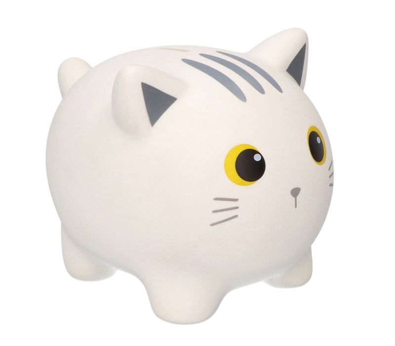 i-total Duża skarbonka Biały Kot