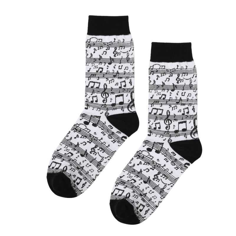 Skarpetki bawełniane z nutami