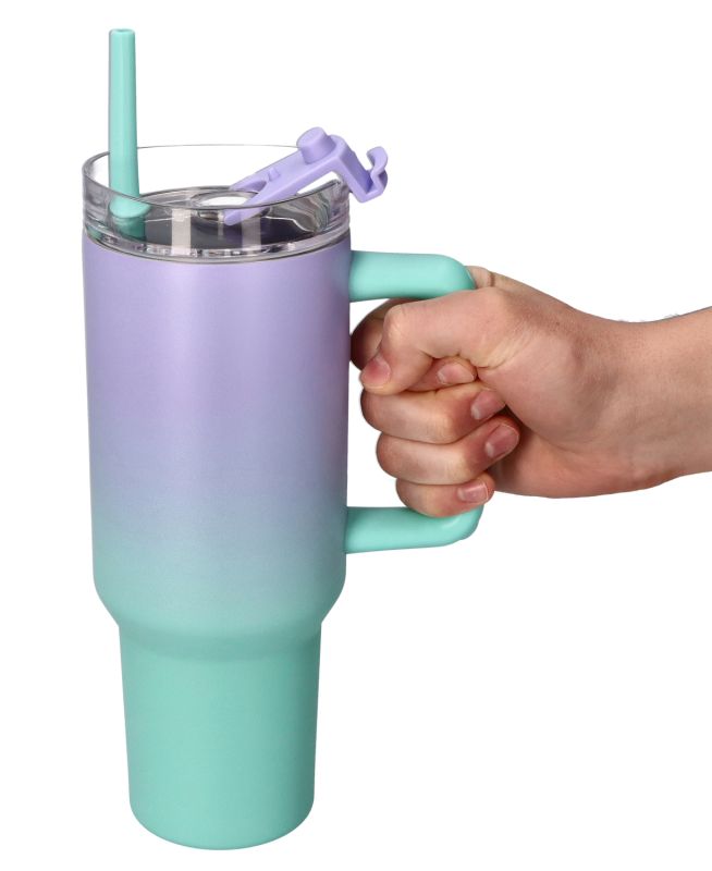 Kubek termiczny duży ze słomką - 1200 ml