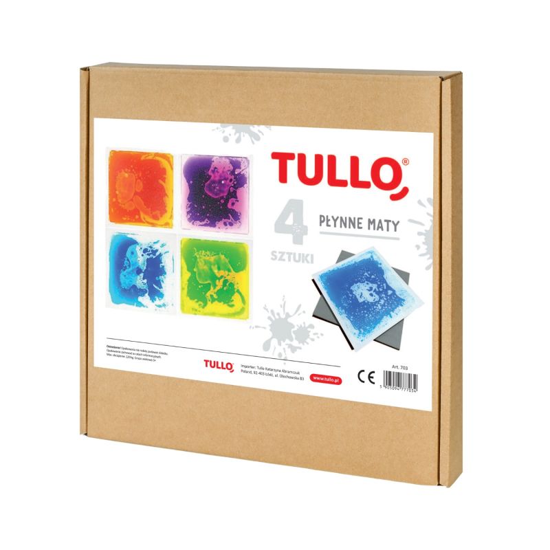 Płynne maty sensoryczne 4 szt. - Tullo
