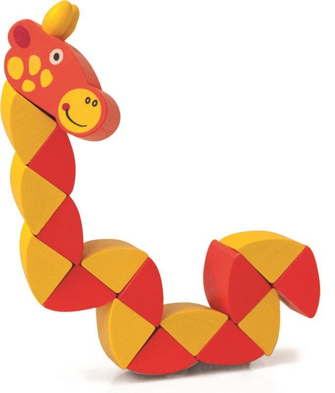 Zabawka elastyczna drewniana dla dziecka
