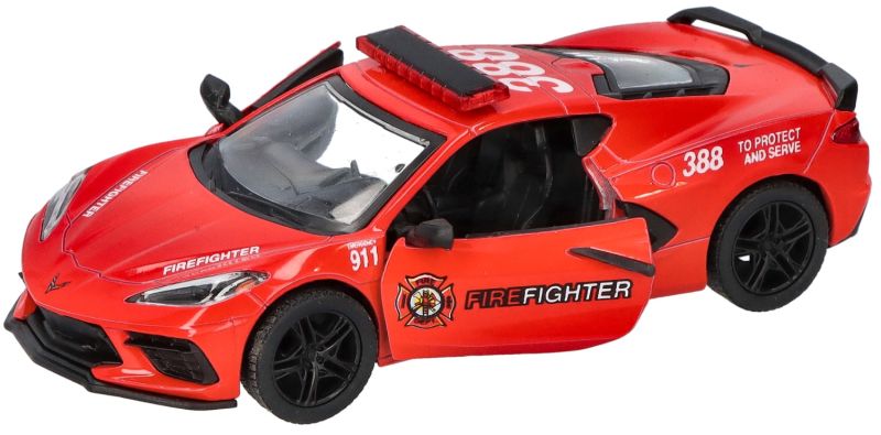 Goki Corvette (2021) samochodzik metalowy policyjny/strażacki