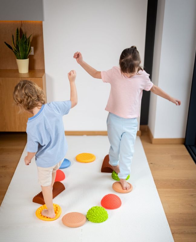 Tullo Pastelowa Ścieżka sensoryczna 6 elem.