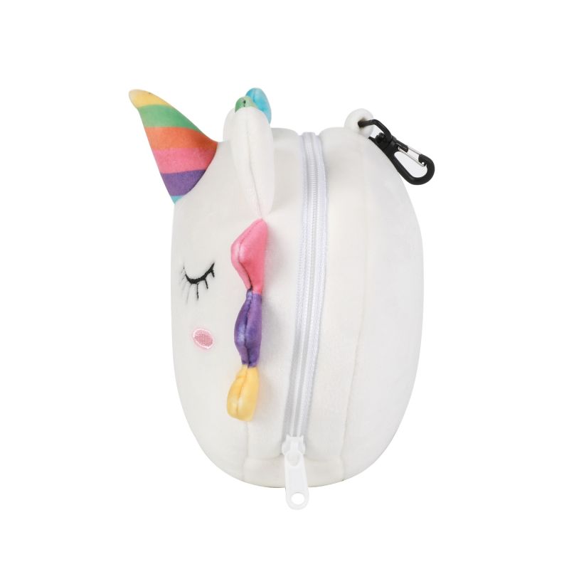 Poduszka podróżna z maską jednorożec