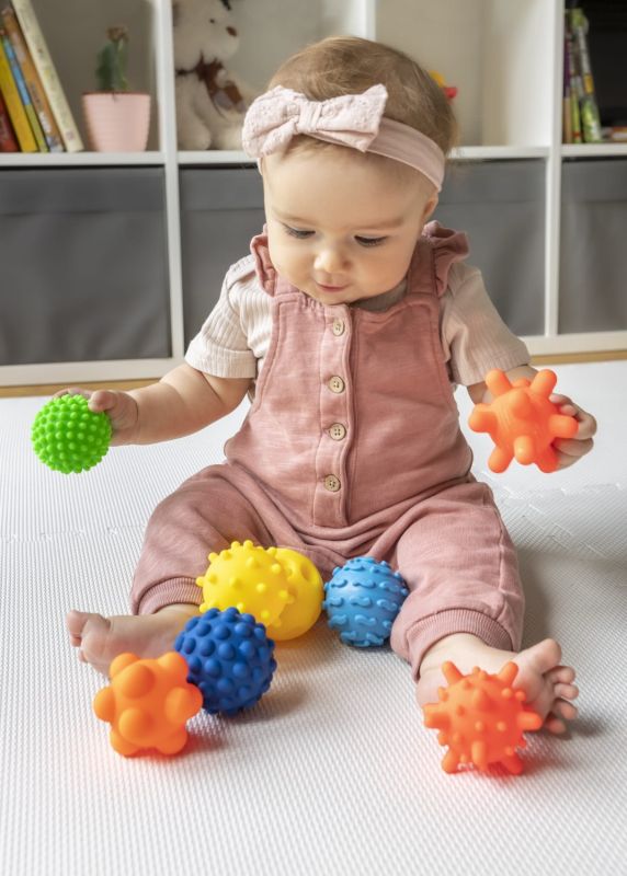 Piłki Sensorki Tullo - 8 piłeczek bez dziurek