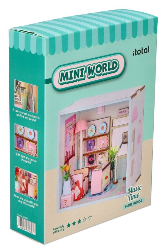 Muzyczny czas miniaturowy pokój DIY Mini WORLD