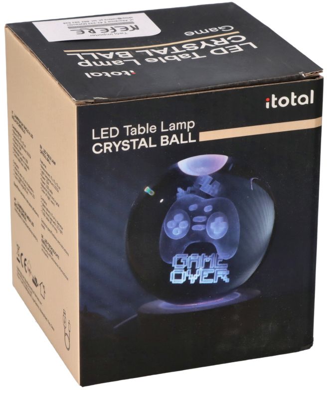 Lampka kryształowa kula dla graczy 10 cm
