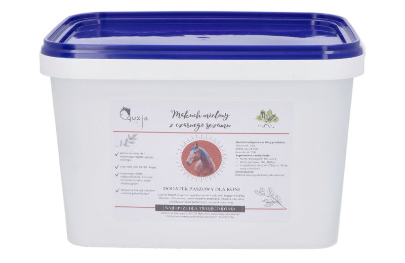 Makuch mielony z czarnego sezamu 3kg