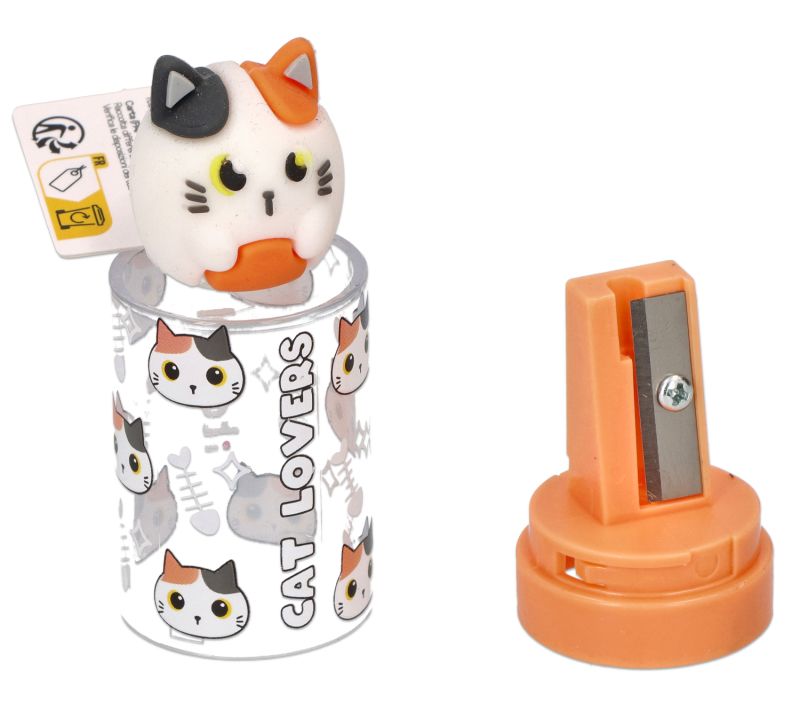 Temperówka z pojemnikiem 1szt, różne wzory