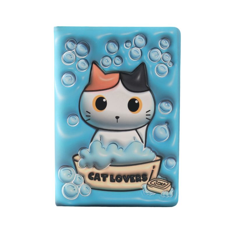 Notes A5 błękitny w twardej okładce z piankowym obiciem 96k