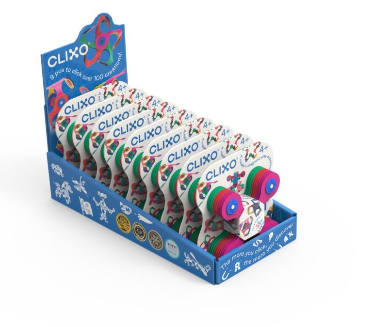 Clixo Designer Pack klocki magnetyczne Clixo, Beżowe