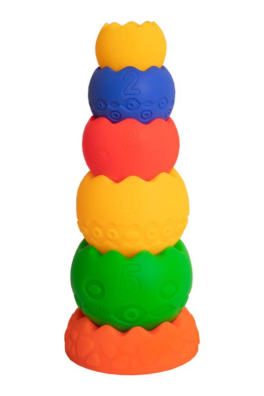 Piramida Sensoryczna kontrastowa zabawka edukacyjna