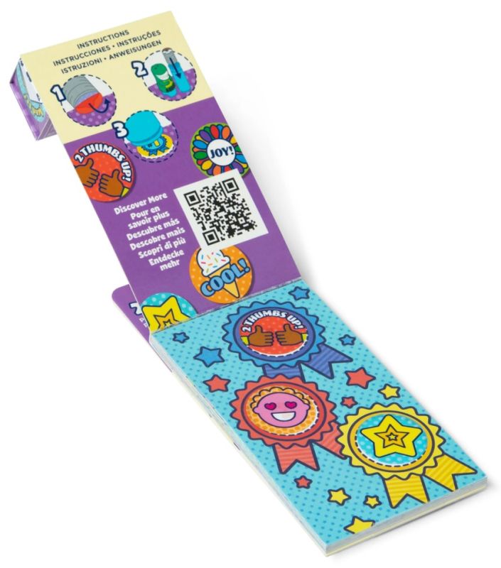 Naklejki uzupełniające Sticker WOW! + mini notes