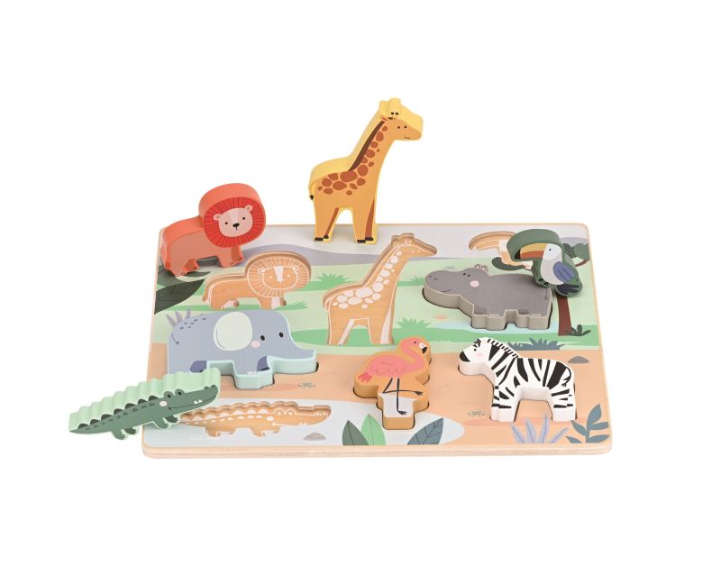 Układanka 3D Safari z figurkami